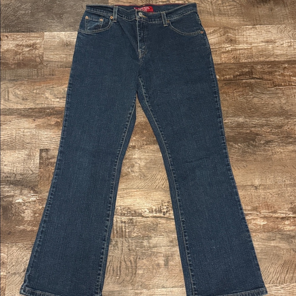 Levi’s 550 Women’s Dark Blue Classic Relaxed Boot Cut Stretch Jeans Size 10